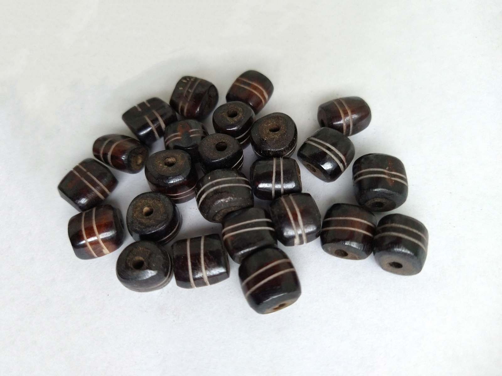 African Bone Beads Ethnic Kenyan Craft Mm Dark Brown African